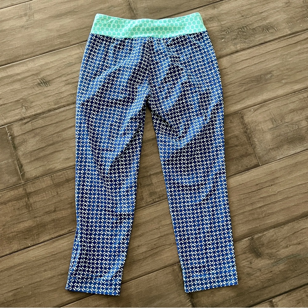 J. Mclaughlin Geometric Patterned Leggings - Size… - image 4